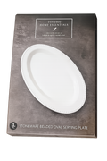 Home Essentials Beaded Oval Serving Plate